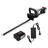 21V Bush Electric Pruning 21 Inch Dual-Action Blade Cordless Hedge Trimmer for Shrub Branch and Lawn