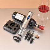 1pc 6pcs 6-in-1 Automatic Electric Wine Bottle Opener Set - Battery Operated, Stainless Steel