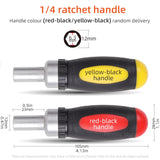 100pcs Screwdriver Bit Set Multi-bit Ratcheting Screwdriver,Phillips,Slotted, Square, Torx Combo Bits Precision Repair Tool Kit