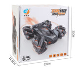 High speed double-sided music light remote control drift spray stunt racing children's electric toy car