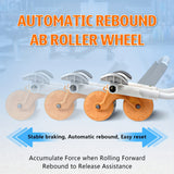 Automatic Rebound Abdominal Wheel, Domestic Abdominal Exerciser, Ab Roller Wheel For Abs Core Strength Training