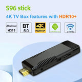 Smart S96 ATV Stick 1GB/2GB 8GB/16GB/64GB Android 10.0 TV AllWinner H313 5G WiFi BT5.0 Voice Remote HD 4K Top Box
