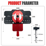 35Mm Hinge Boring Jig Woodworking Drilg Guide Locator With Fixture Hole Opener Template Door Cabinets