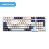 K8 Wireless nical 100 Keys RGB Backlit Keyboard Silent Typing BT5.0/2.4Ghz /Type-C Wired for ESports Gaming Office