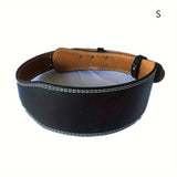 Heavy Duty PU Leather Weight Lifting Belt with Lumbar Back Support for Powerlifting and Weightlifting