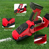 Cordless Hedge Electric Bush Trimmer Grass Shears Garden Tool For Milwaukee 18V Battery (No Battery)