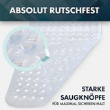 With Strong Grip Skin-Friendly BPA Free Shower Washable Bath Non-Slip Mat