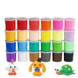 New 60g 24 Colors Ultra-light Clay Box Children's Educational DIY Handmade Toys Safe and Non-toxic Colored Plasticine Toy Gifts
