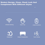 Automatic Toilet Flush Button+Wireless Transmitter Toilet Smart Sensor Toilet Flusher Rechargeable Sensor