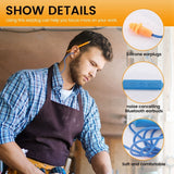 2PCS Earphone Bluetooth Ear Plugs For Work, Noise Suppression, Hearing Protection, Construction Sites, Noisy Places