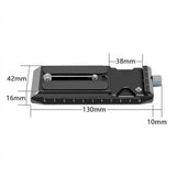 Gimbal Aluminum Alloy Arca-Swiss Quick Release Plate Adapter Replacement for DJI RS2 RSC2