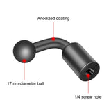 Aluminum Alloy 2Pcs/Set Tablet Clip Base Adapter With 1/4 Inch Screw Hole For Tripod Selfie Stick Bracket