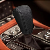 Handle Knob Decor Wear-resistant Shift PU Leather Non-Slip Protective Cover Universal Car Interior Accessories