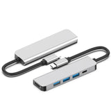USB HUB 3.0 Type C Hubs 7 in 1 Multi Splitter Adapter OTG High Speed Practical Docking Station Universal For Xiaomi Lenovo book Pro 13 15 PC Computer Accessories