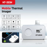HT-203H Android Type-C 256*192 Imager 25Hz Mobile Thermal Imaging Camera for PCB Device Fault Detect