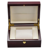 Size Wood Lacquered Glossy Single Watch Box with PU Leather Cushion