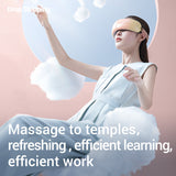 Heating Eye Massager Airbag Massage Eyes Mask with Music Vibration for Migraines Dry Eye Eye Strain Dark Circles Relief Vibrator