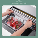 Electric Vacuum Cg Film Seag Commercial Stainless Steel Supermarket Fruit and Vegetable Packaging hine