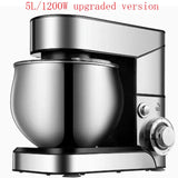 Electric Stand Food Mixer Stainless Steel Chef hine 5L Bowl Cream Blender Knead Dough Cake Bread Whisk Egg Beater