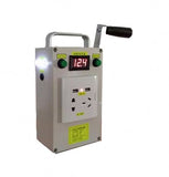 Portable crank 12v DC12V AC220V dual USB output 30W hand cranked power dynamo generator