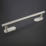 2X Stainless Steel Towel Rail Self Adhesive Towel Rack For Bathroom Kitchen Toilet Wall Mounted Punch-Free Installation