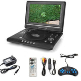 9.8Inch 16:9 Widescreen player 270° LCD Screen Home Car TV DVD Player Portable VCD Compact Disc MP3 Viewer Game Function