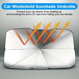 Protect your sunlight with this portable foldable car windshield sunshade