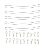 10Pcs Body Shell Clips R Pins Anti-Lost Rope For 1/10 1/8 Axial SCX10 Traxxas Trx4 Tamiya RC4WD HSP HPI RC Car