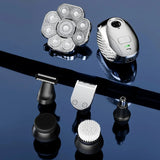 HOTSALE 9 Blades Household Razor Resuxi LK-9300 Multifunctional Electric Shaver Washable Hair Clipper for Men