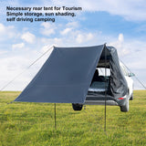 440*200Cm Sun Awning Camping Use Pergola Outdoor Tail Suv Side Tent Canopy Car Accessories