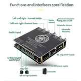 XY-S220H Power Amplifier Board - 2.1 Dual-Channel with Bluetooth
