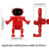 Robot Air Vent Mount Anti Shock Cell Holder Car Cradle Automatic Grab Phone