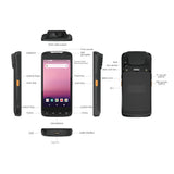 Handheld Red Tablet Android 11 Data Collectors Industrial PDA 1D 2D Barcode Scanner PDAS