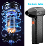 130000 RPM Mini Jet 52m/s Brushless Motor Turbo Violent Rechargeable Industrial Duct Fan Handheld Car Wash Dryer