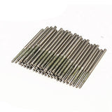 100Pcs 2.5MM Ultra-Long Drilling Emery Diamond Abrasive Bits Peeling Needle A Type Teeth Grinding Burr