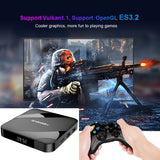 TV98 ATV W2 Smart TV Android 14 Amlogic S905W2 4G 5G Dual Wifi BT 5.0 8K HD Media Player 2GB 16GB voice control Set Top Box