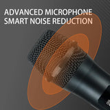Professional VHF Wireless 4-Channel Handheld Karaoke Microphone - Ideal for Home Parties, Church Events, PA, and TV Speakers