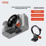 S-63 Arca Rotatable Horizontal-To-Vertical Mount Plate Kit for Sony A7 V/A7 IV/A7S III/A7R IV DSLR Camera
