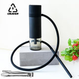Hookah Cup with Ceramic Tobacco Bowl Silicone Hose Complete Chicha for Car Smoking Grass Portable Sisha Hooka Set