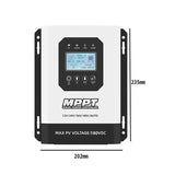 12V-48V Max. 180VDC MPPT Solar Charge Controller 30A/40A/50A/60A Panel Battery Regulator LCD USB for Lifepo4 Lead Acid Lithium