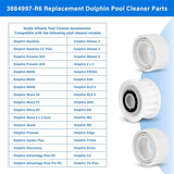 For Maytronics Dolphin Pool Cleaner Replacement Parts Guide Wheels with Pulley Gears 3884997-R6 Timing Track 9985006-R2