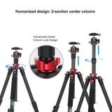Camera Tripod&amp;Pan Head Travel Camera Tripod with Monopod 360 Degree Low Profile Ball Head for DSLR Cameras Cell Phones