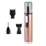 KEMEI KM-6660 rechargeable shaver haircut nose hair clipper eyebrow trimmer 4 in 1