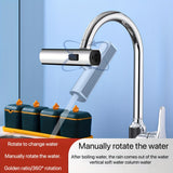 1pc New Waterfall Kitchen Faucet Filter, Multifunctional Kitchen Sink Faucet Sprayer, 3 In 1 360° Swivelling Anti-Splash Device