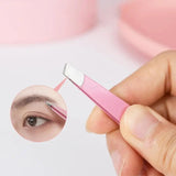 Tweezers Set 4 Pcs Stainless Steel Forceps Precision Pincette Eyelash Extension Face Blackheads Eyebrow Trimming Home