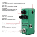 Overdrive/Spring Rever/Noise Reduction/ XP Booster Electric Guitar Effects Pedal True Bypass DC 9V 6.35mm