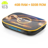 HK1 Rbox Android 10 Tv 4GB RAM 64GB ROM Rockchip Rk3318 2.4 5G 4k Wifi BT4.0 Google Play Youtube Set Top Box