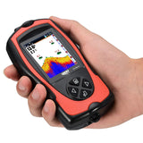 LUCKY FF1108-1CWLA Rechargeable Wireless Sonar for 45M Water Depth Echo Sounder Fishing Portable Fish Finder