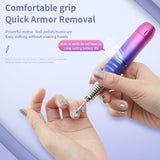 Nail Drill Machine 35000RPM Wireless Electric Nail Polish Remover Mini Nail File Drill Machine with LED Display Home & Salon Use