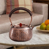 1300ml Copper Kettle - Portable Coffee Pot For Camping, Tea House & Hiking